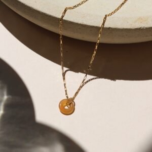 Full Circle Pendant - Agate
