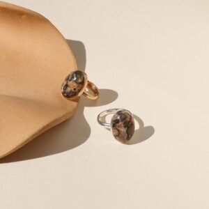 Leopard Jasper Ring